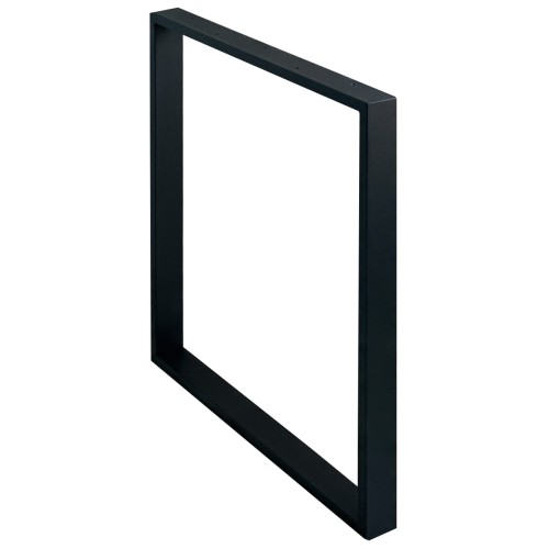 nogi metalowe do stołu 50x72 czarne loft profil 60x20