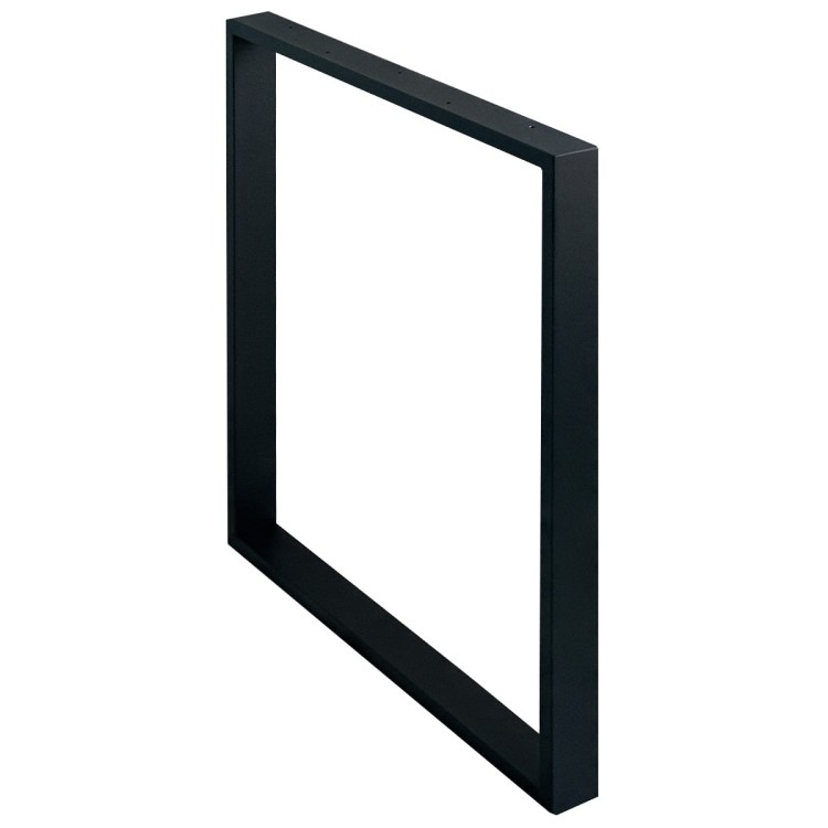 nogi metalowe do stołu 50x72 czarne loft profil 60x20