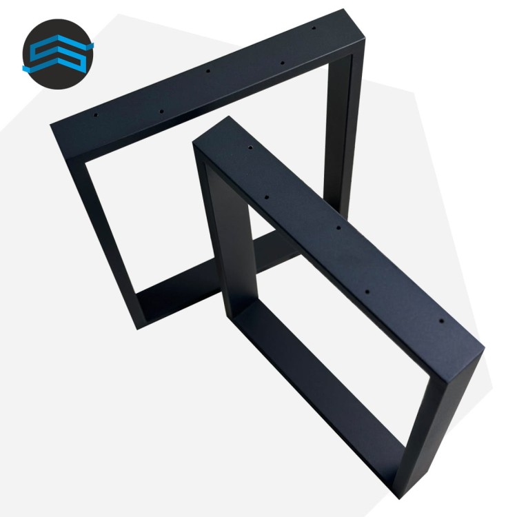nogi stalowe do stolika 40x50 czarne loft profil 60x20