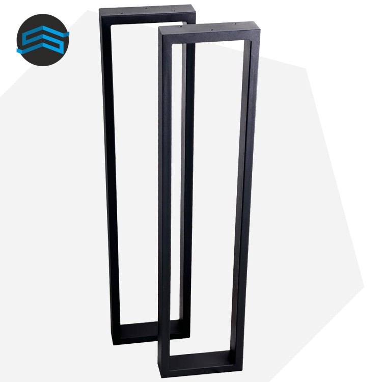 komplet stalowych nóg do toaletki 25x85 czarne