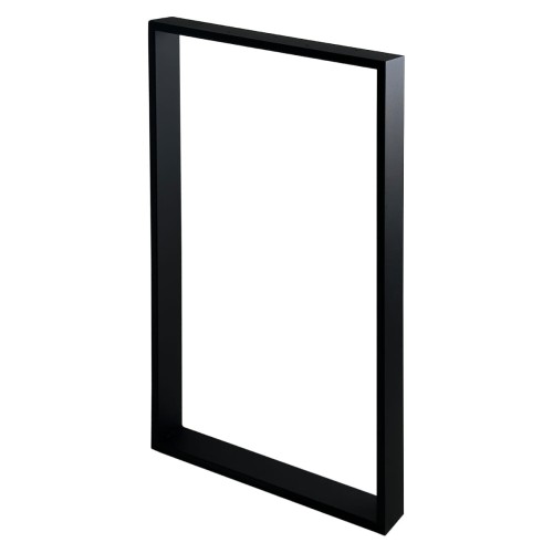 nogi stalowe do stołu 60x83 czarne loft profil 60x20