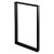 nogi stalowe do stołu 60x83 czarne loft profil 60x20