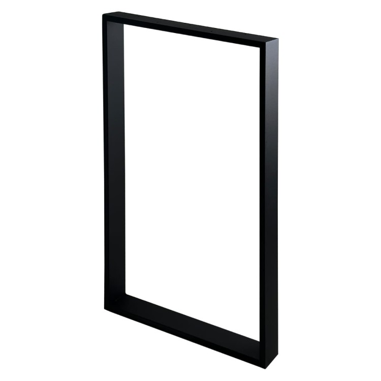 nogi stalowe do stołu 60x83 czarne loft profil 60x20