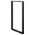 noga stalowa do stołu 40x80 czarne loft profil 40x20
