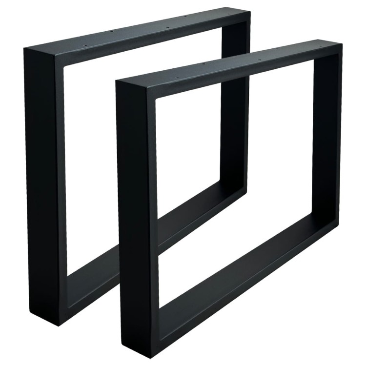 noga metalowa do stołu 40x30 czarne loft profil 80x20