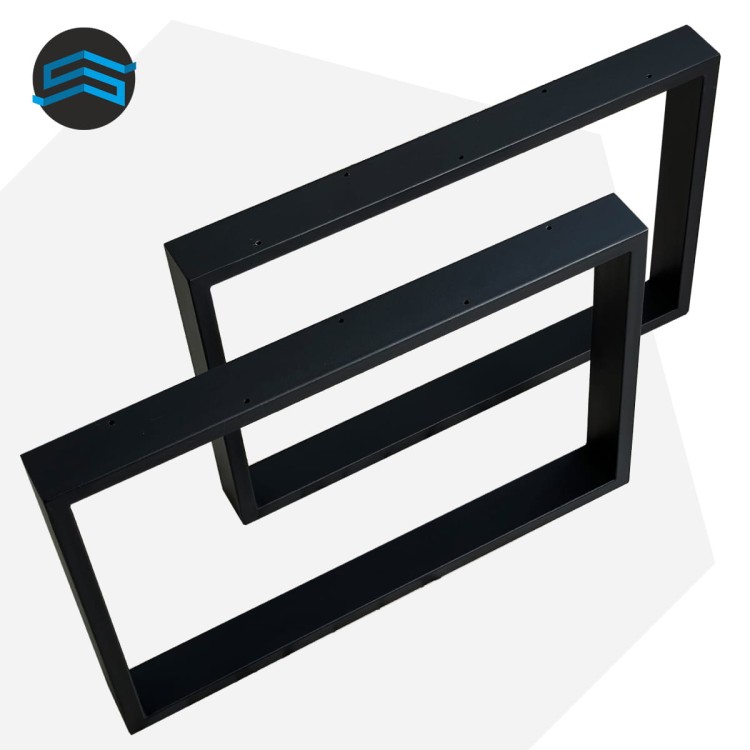 nogi stalowe do stołu 40x30 czarne loft profil 80x20