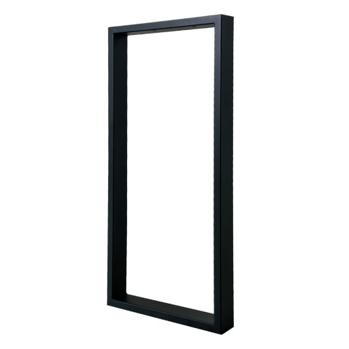 nogi metalowe do stołu 35x72 czarne loft profil 60x20