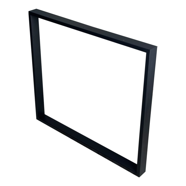 nogi stalowe do stołu 80x72 czarne loft profil 80x20