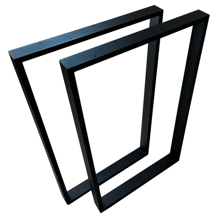 komplet stalowych nóg trapez do barku wyspy 87,5 cm profil 60x20
