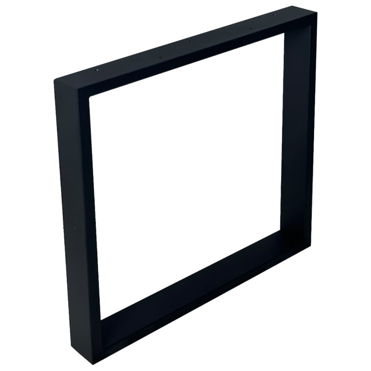 Noga stalowa do stolika 60x50 czarna loft 60x20