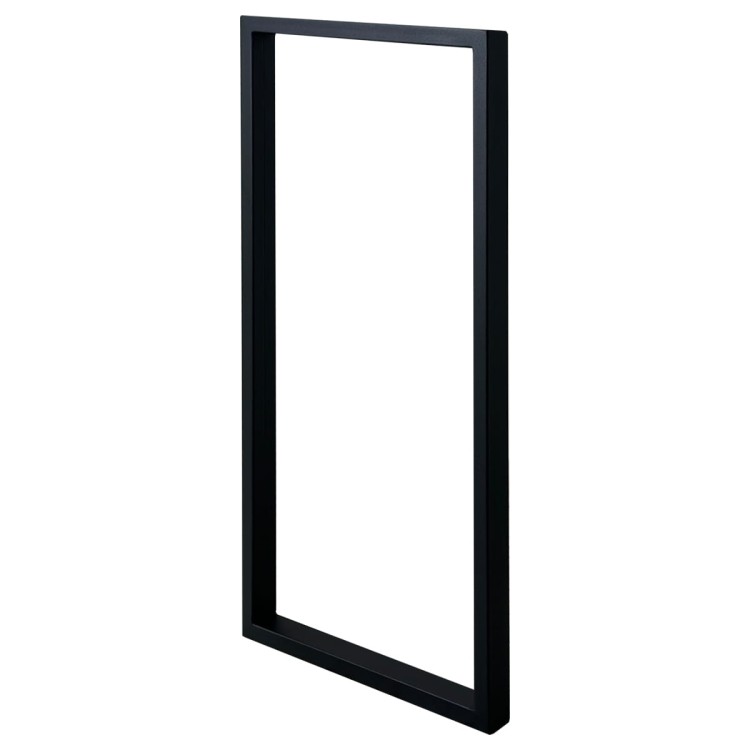 noga stalowa do stołu 40x73 loft czarna profil 40x20