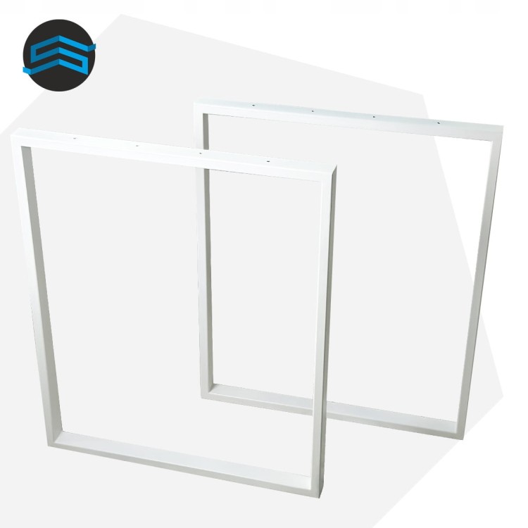 Nogi metalowe 50x72 czarne loft 60x20