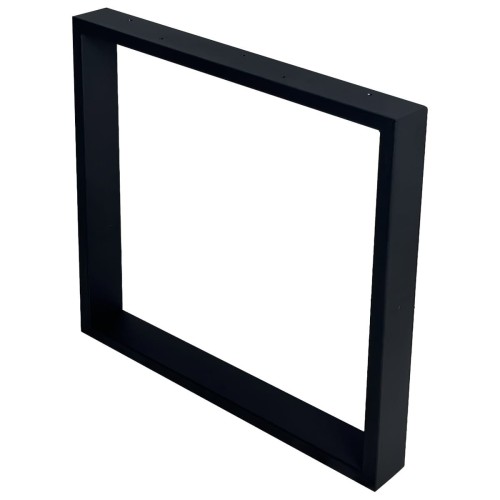 noga stalowa 60x50 do ławy stolika kawowego loft czarna profil 60x20