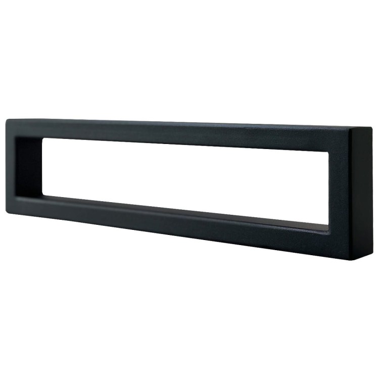noga stalowa 40x10 do komody szafki rtv loft czarna profil 40x20