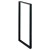 nogi stalowe do wyspy kuchennej 40x100 czarne loft profil 40x20