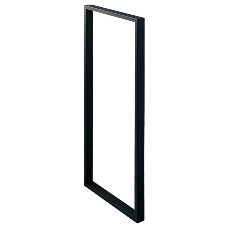 nogi stalowe do wyspy kuchennej 40x100 czarne loft profil 40x20