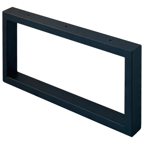 noga stalowa 40x20 do komody szafki rtv loft czarna profil 40x20