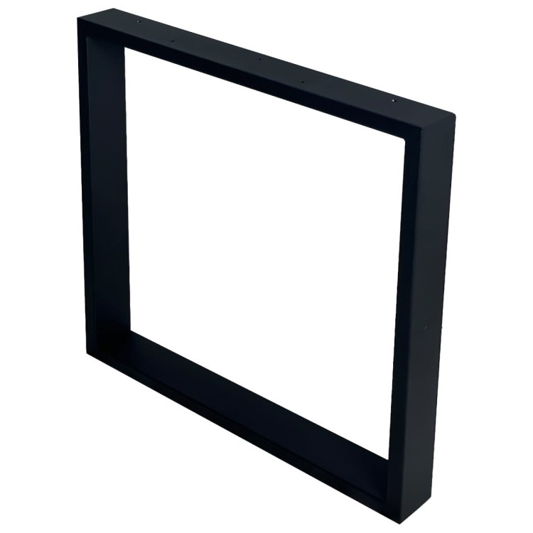 nogi stalowe do stolika kawowego 50x50 czarne loft profil 60x20