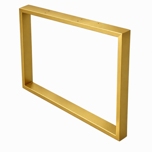 złote nogi stalowe do stolika 60x40 glamour profil 60x20