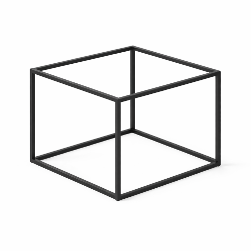 Stelaż stolika kawowego profil 15x15 czarny