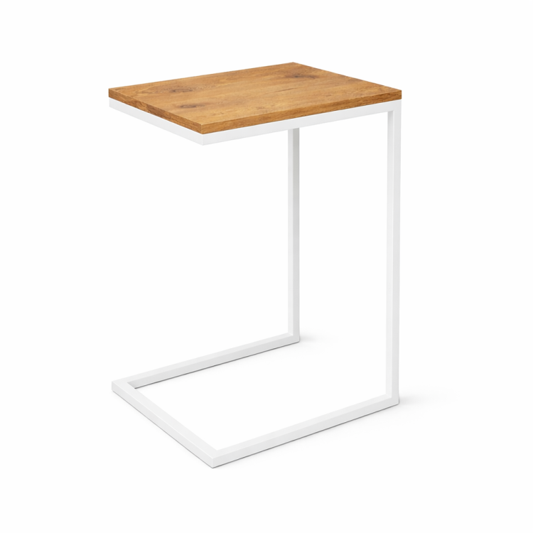 stolik pomocniczy na wymiar biały