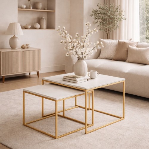 zestaw stolików 40x40x40 + 50x50x50