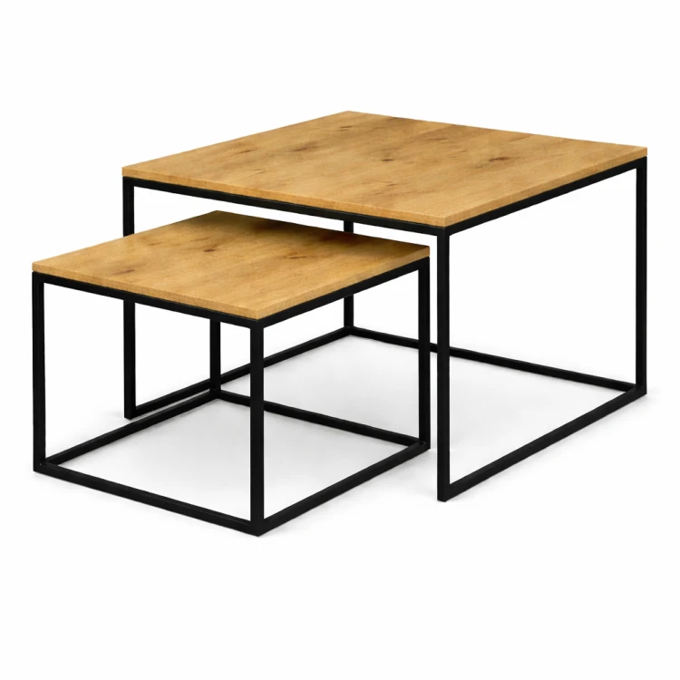 Zestaw stolików kawowych 60x60+50x50