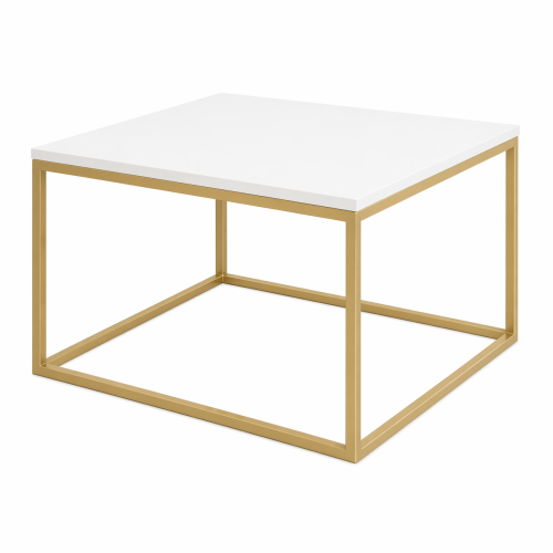 Złoty stolik 60x60x42 kawowy