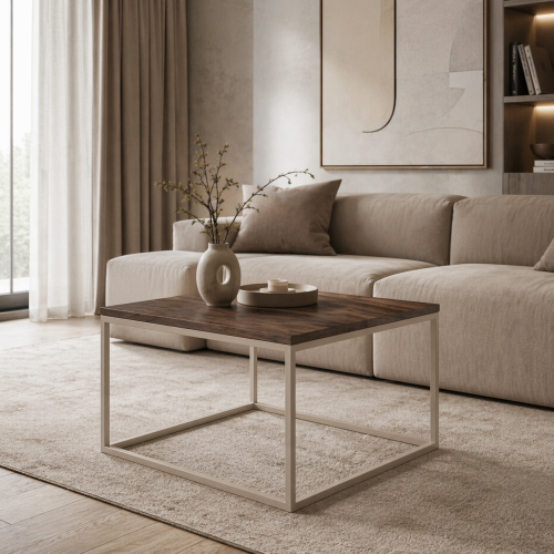 Stolik kawowy 60x60x42 kaszmirowy