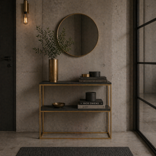 Konsolka, toaletka 80x18x72 z półką