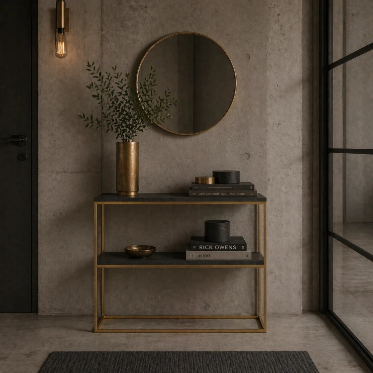 Konsolka, toaletka 80x18x72 z półką