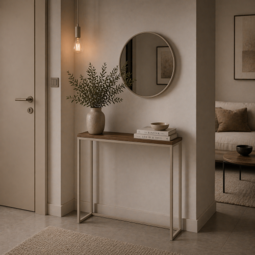 Konsolka, toaletka, bez dolnego łączenia 68x18x82