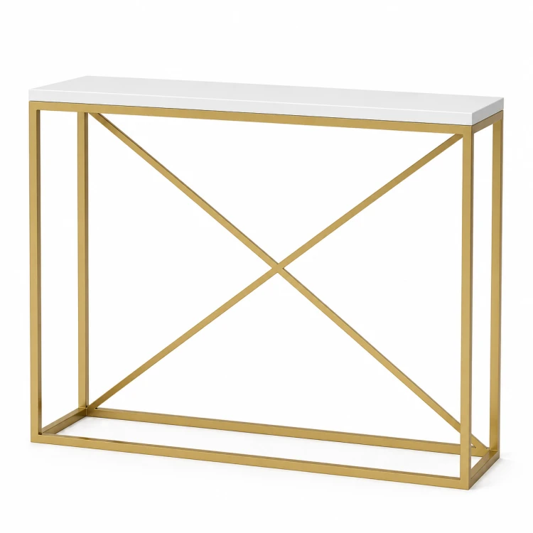 Konsolka, toaletka z "X" z tyłu 100x20x90