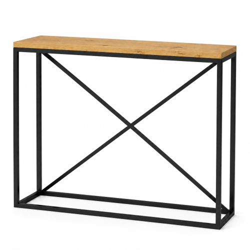 Konsolka, toaletka z "X" z tyłu styl industrialny