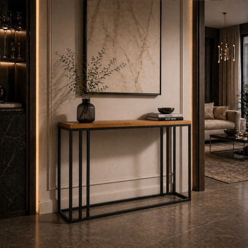 Konsolka, toaletka, konsola z dodatkowymi pionowymi profilami