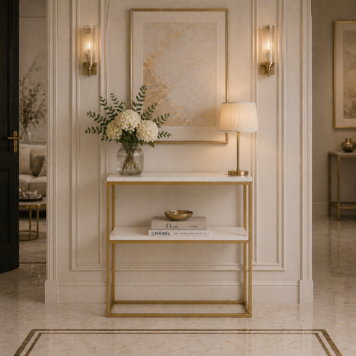 Konsolka, toaletka 80x18x72 z półką