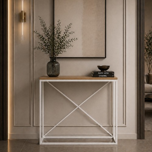 Konsolka, toaletka z "X" z tyłu 100x20x90