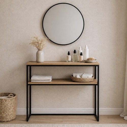 Konsolka, toaletka z półką bez dolnego łączenia