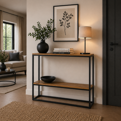 Konsolka, toaletka z półką 100x30x90