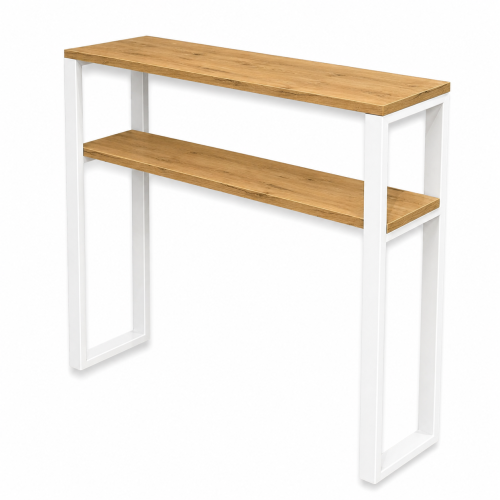 konsola z półką styl industrialny loft profil 40x20