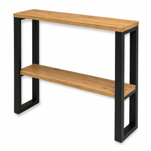 konsola z półką styl industrialny loft profil 60x20