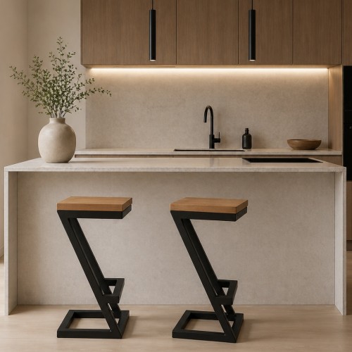 Hoker, krzesło barowe wys. 65 cm