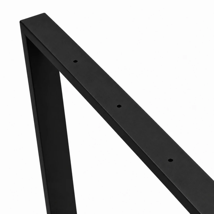 Nogi metalowe 60x72 czarne loft 40x20