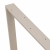 Nogi stalowe do stołu 60x72 loft kaszmirowe 60x20