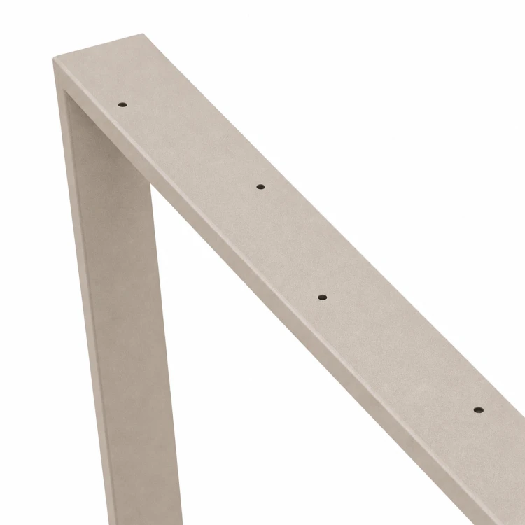 Nogi stalowe do stołu 60x72 loft kaszmirowe 60x20
