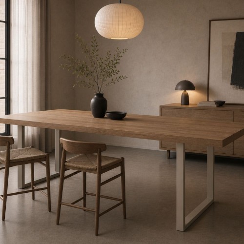 Nogi stalowe do stołu 60x72 loft kaszmirowe 60x20