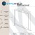 Nogi metalowe 80x72 czarne loft 80x20