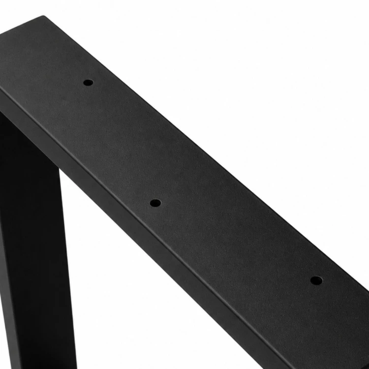 nogi stalowe do konsoli 25x85 czarne loft profil 60x20