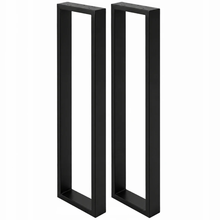 nogi stalowe do konsoli 20x85 czarne loft profil 60x20