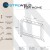 nogi stalowe do stolika 50x30 czarne loft profil 80x20